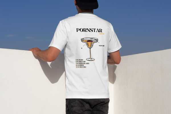 Tshirt Cocktails Pornstar Martini Achterkant